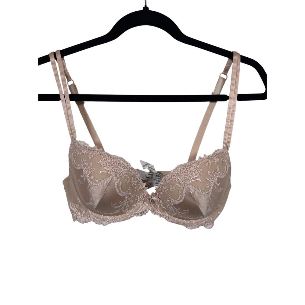 Lise Charmel Bra Womens 32D Champagne Splendeur Soie Balconette Silk